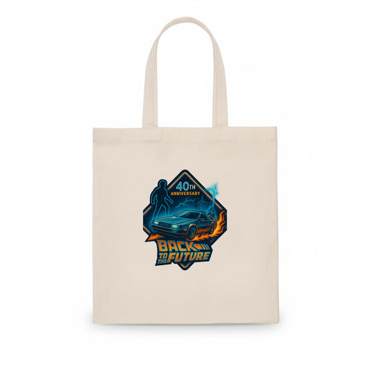 Back To The Future 40th Anniversary 2 - Tote Bag - white