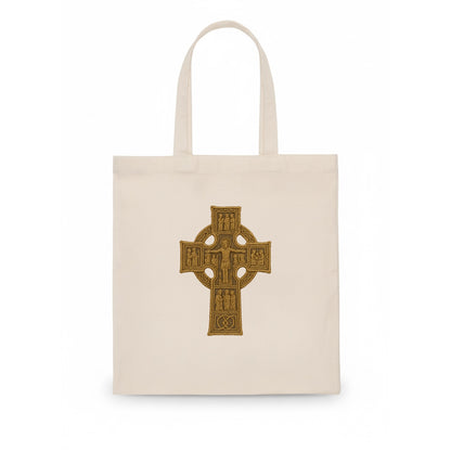 Monasterboice Cross - Tote Bag - white
