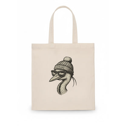 Toledo Great Blue Heron wearing Toledo b - Tote Bag - white