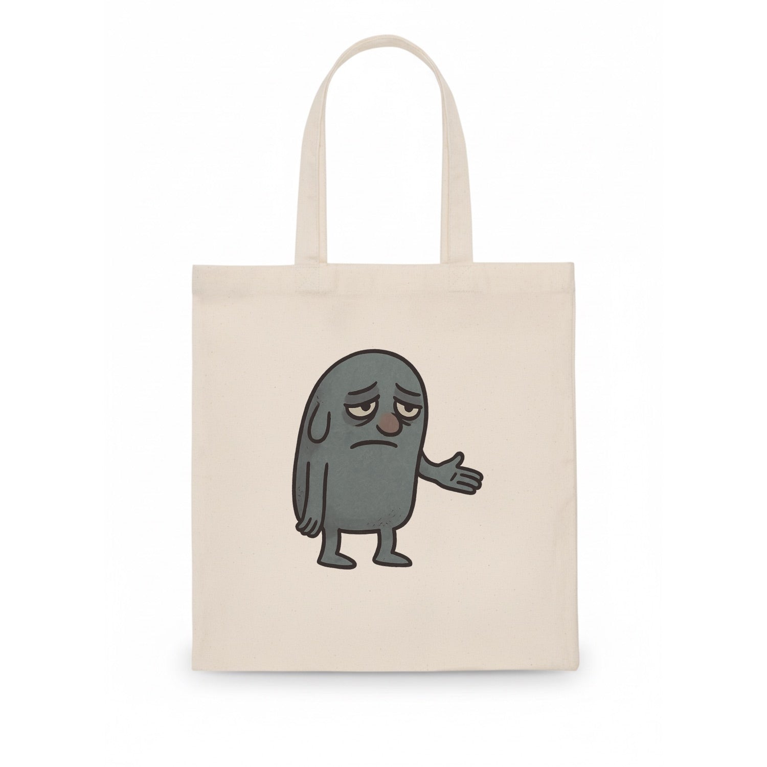FOLLOWERS ARE GHOSTS | Transparent crowd following nobody - Tote Bag - white
