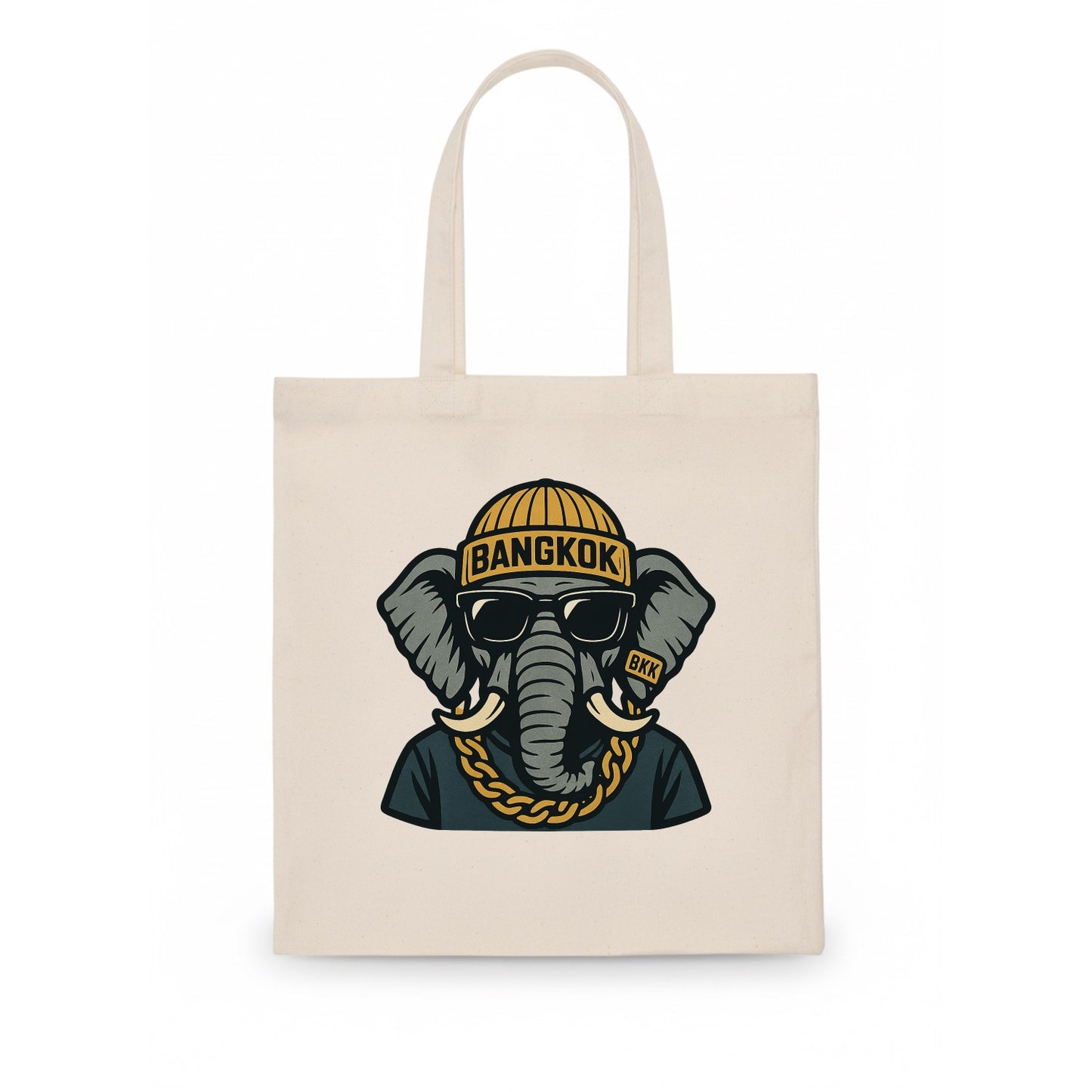 Bangkok Elephant - Tote Bag - white