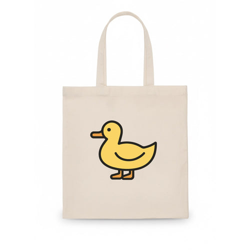 Duck - Yellow mallard flat side profile - Tote Bag