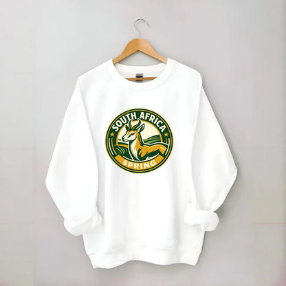 Vibrant Spring Awakening Emblem - Crewneck Sweatshirt - white