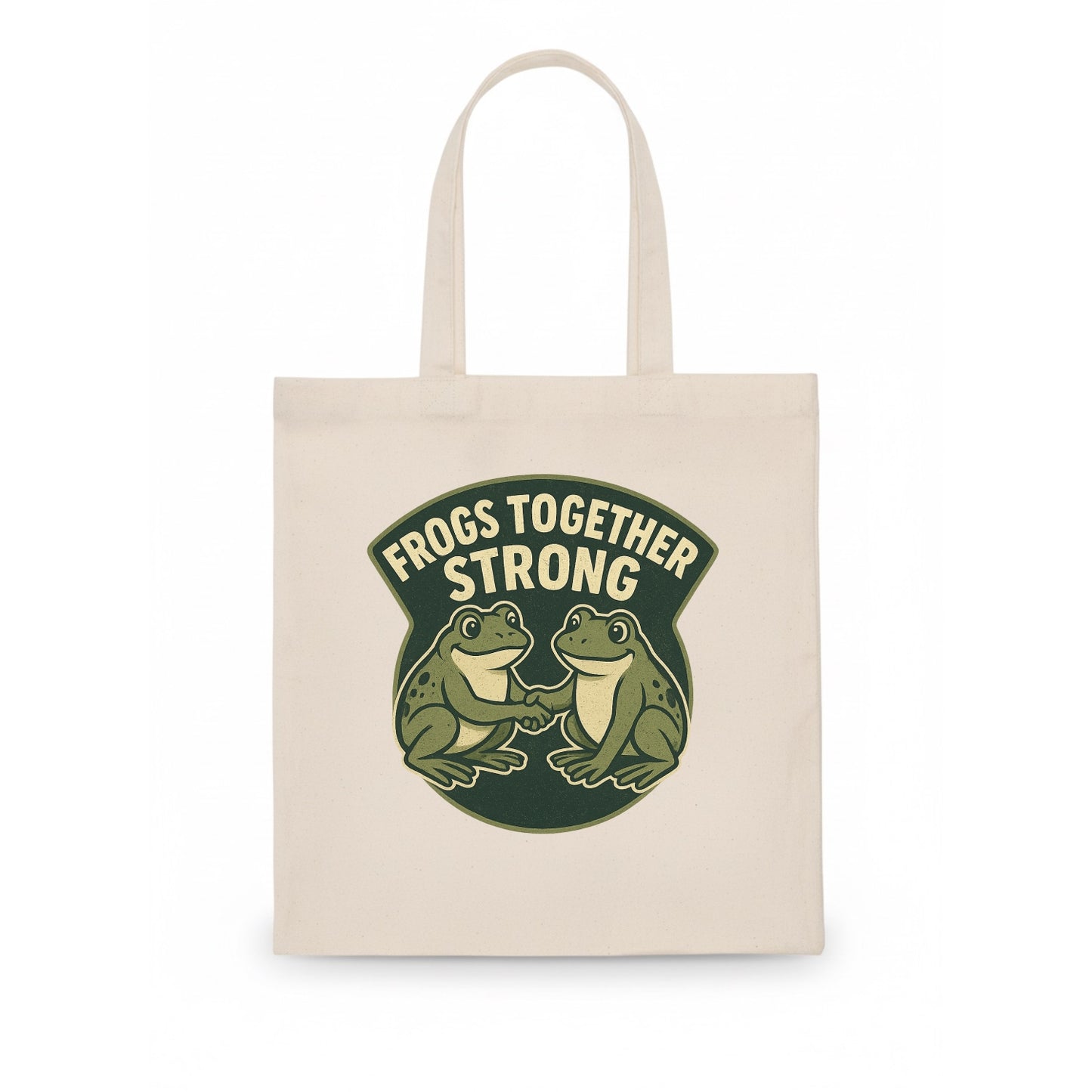 Frogs Together Strong 3 - Tote Bag - white