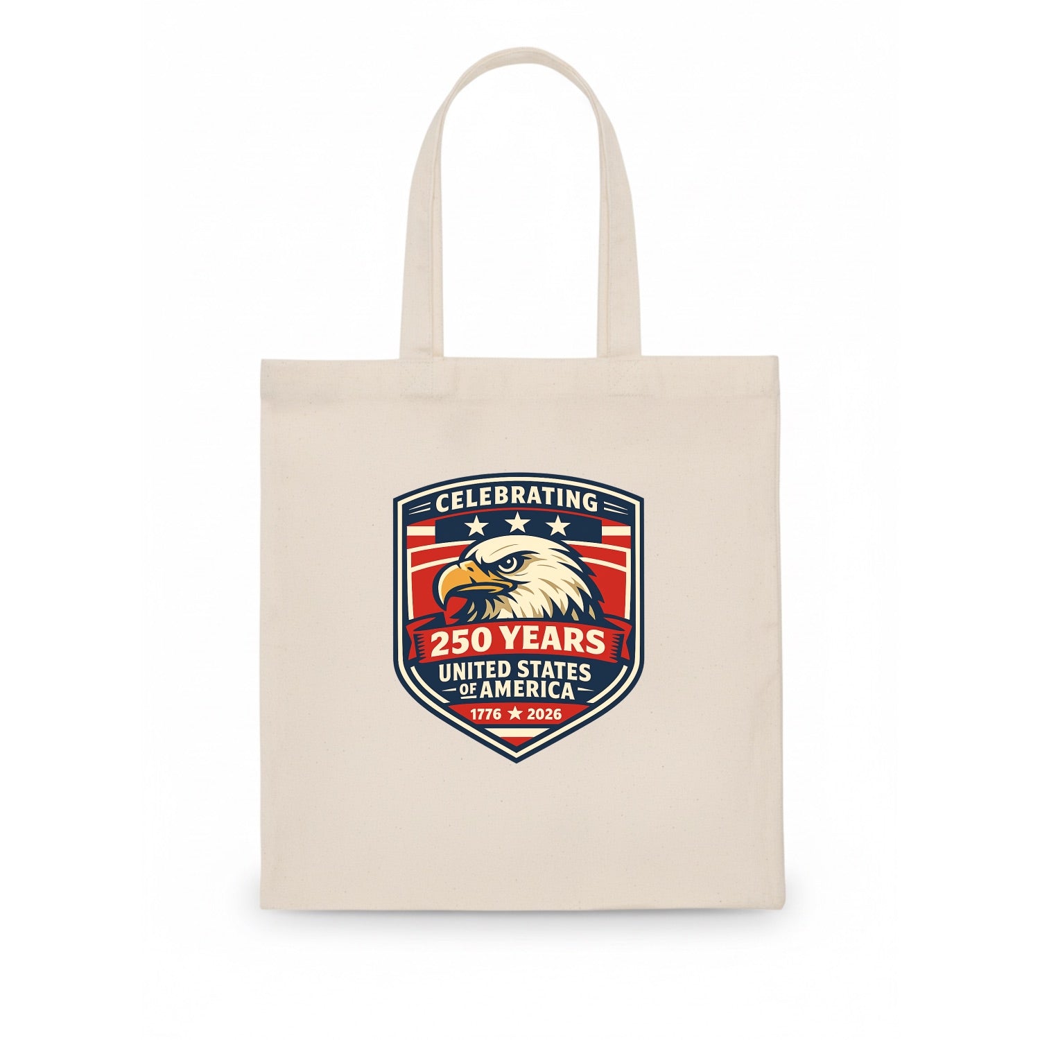 Heritage Eagle Emblem - Tote Bag - white