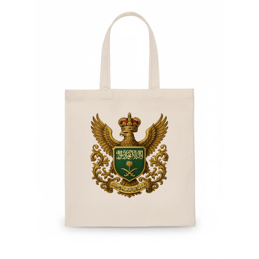Saudi Arabia Heritage Badge  - Tote Bag - white