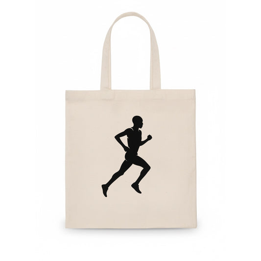 Kenyan distance runner stride - Tote Bag - white