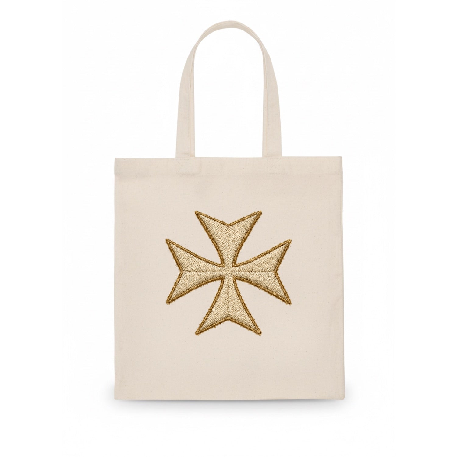 Hospitaller Cross  - Tote Bag - white
