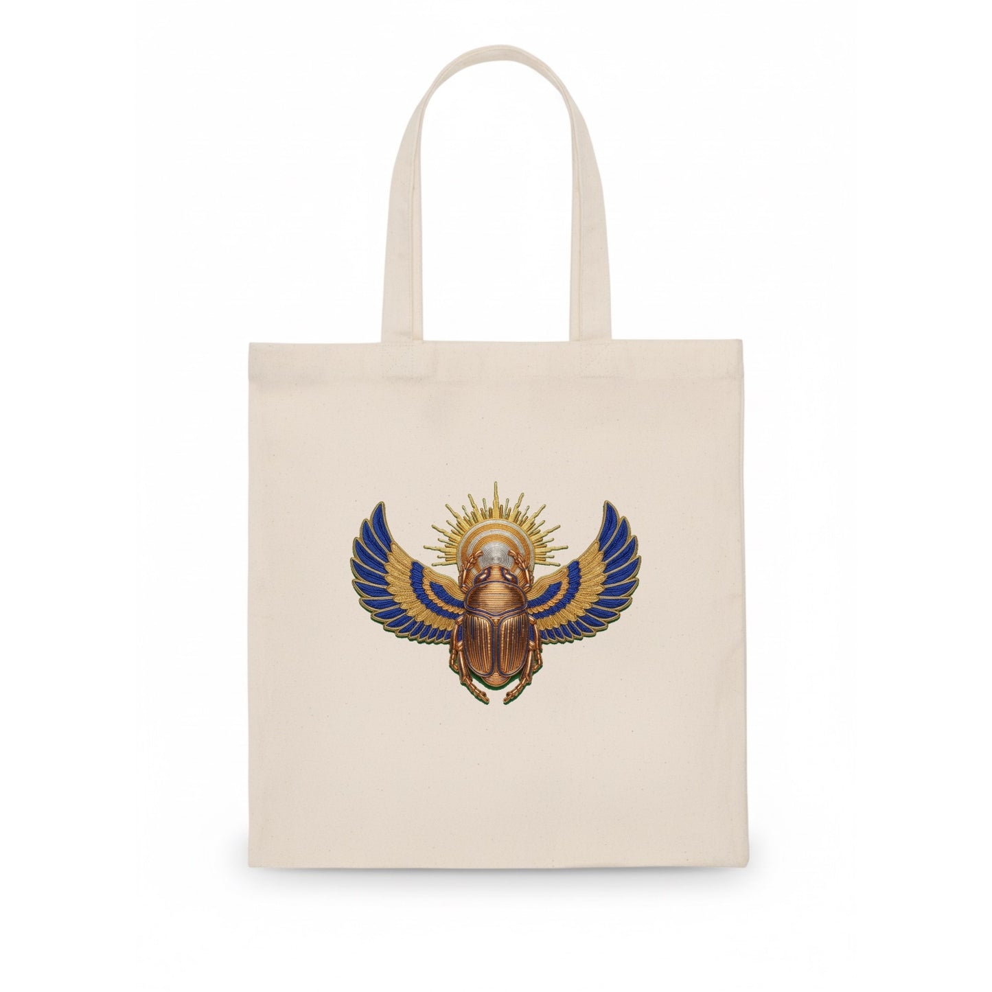 Winged Scarab - Tote Bag - white