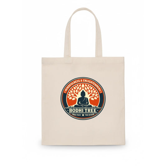 Zen Harmony Emblem - Tote Bag - white