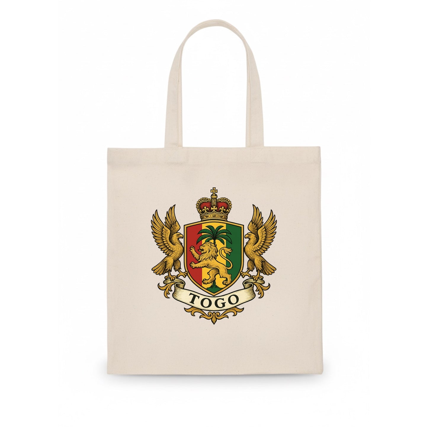 Togo Heritage Badge  - Tote Bag - white