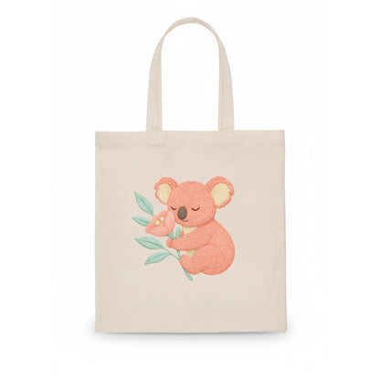 Coral Koala - Tote Bag - white