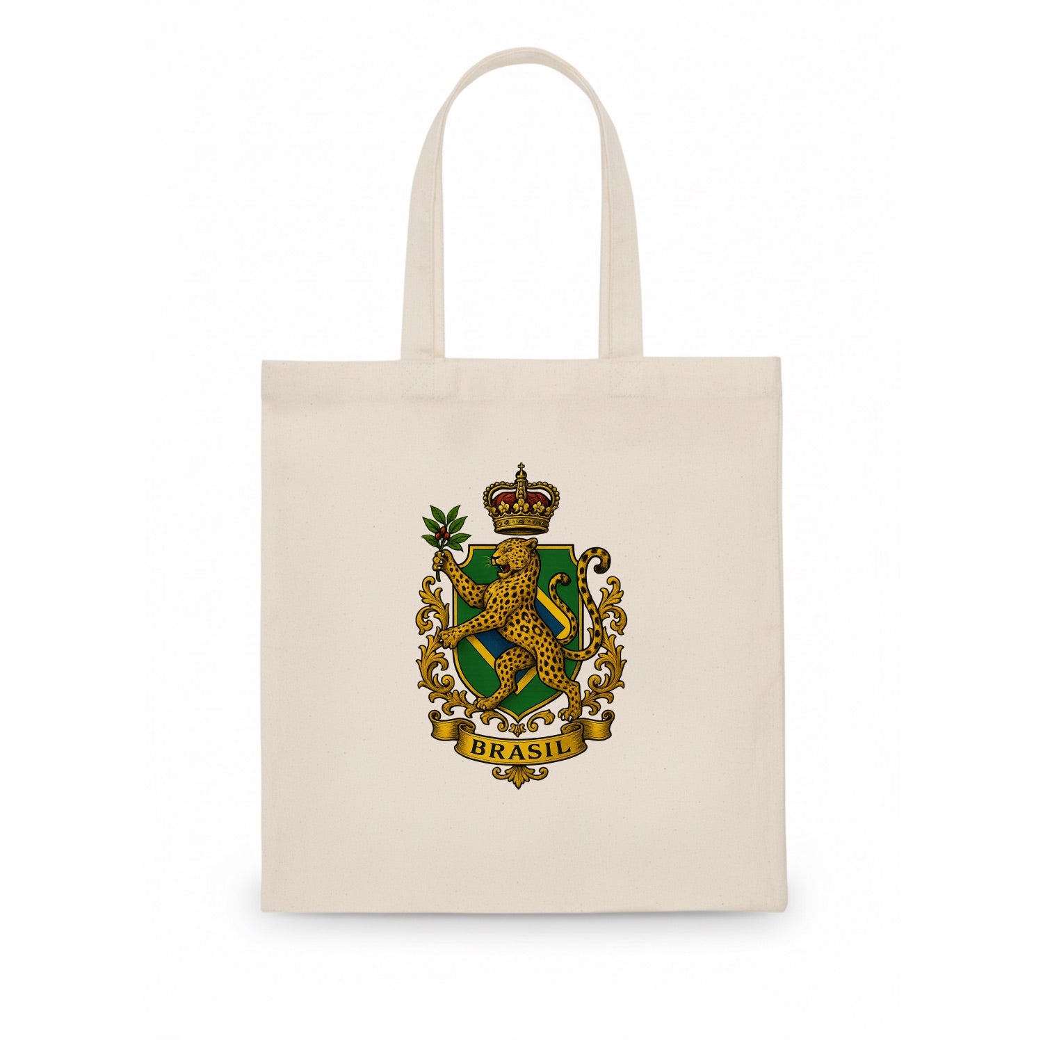 Brazil Jaguar Emblem  - Tote Bag - white