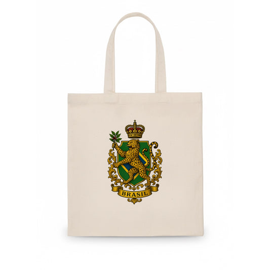 Brazil Jaguar Emblem  - Tote Bag - white