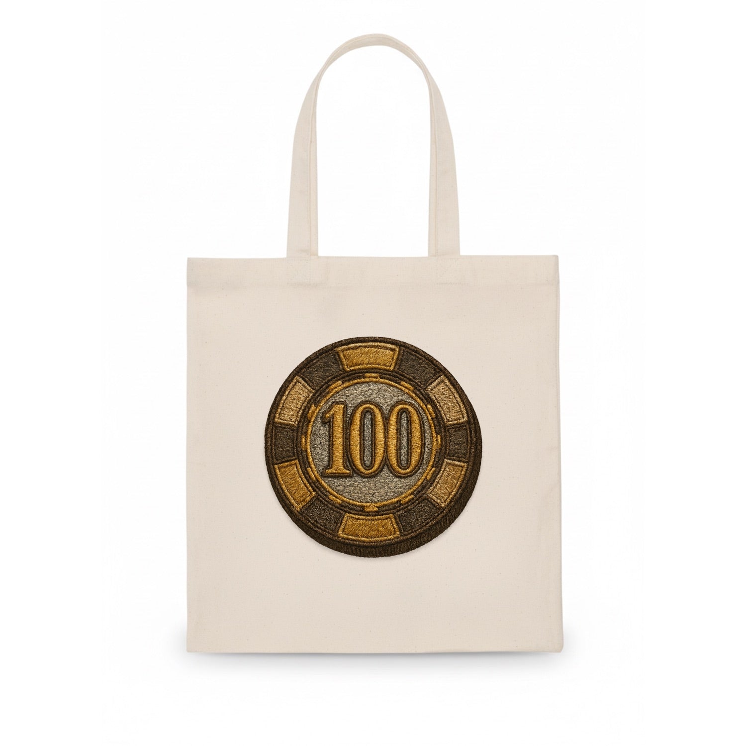 Poker Chip  - Tote Bag - white