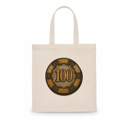 Poker Chip  - Tote Bag - white