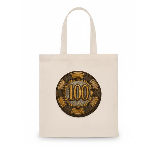 Poker Chip  - Tote Bag - white