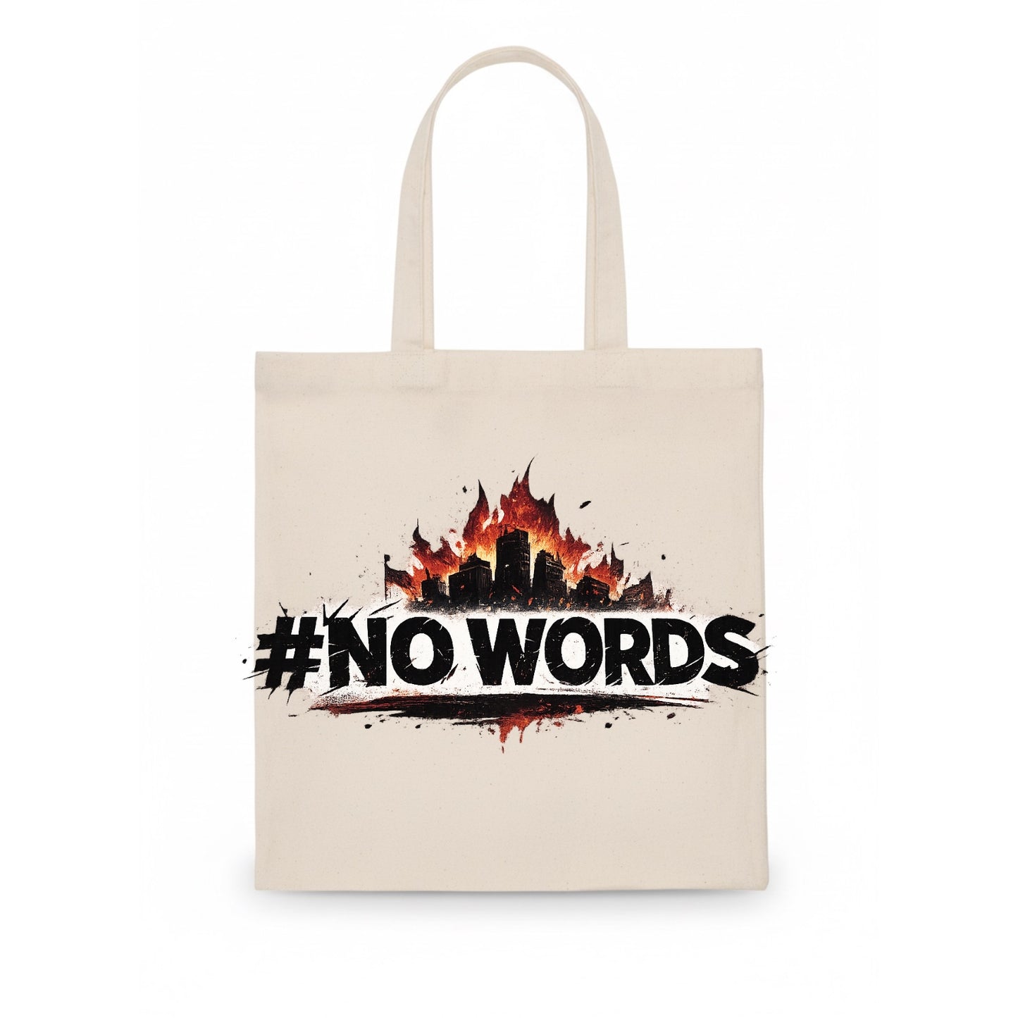 No Words - Tote Bag - white