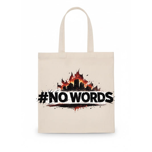 No Words - Tote Bag - white