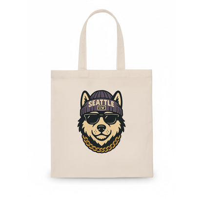 Seattle Husky - Tote Bag - white