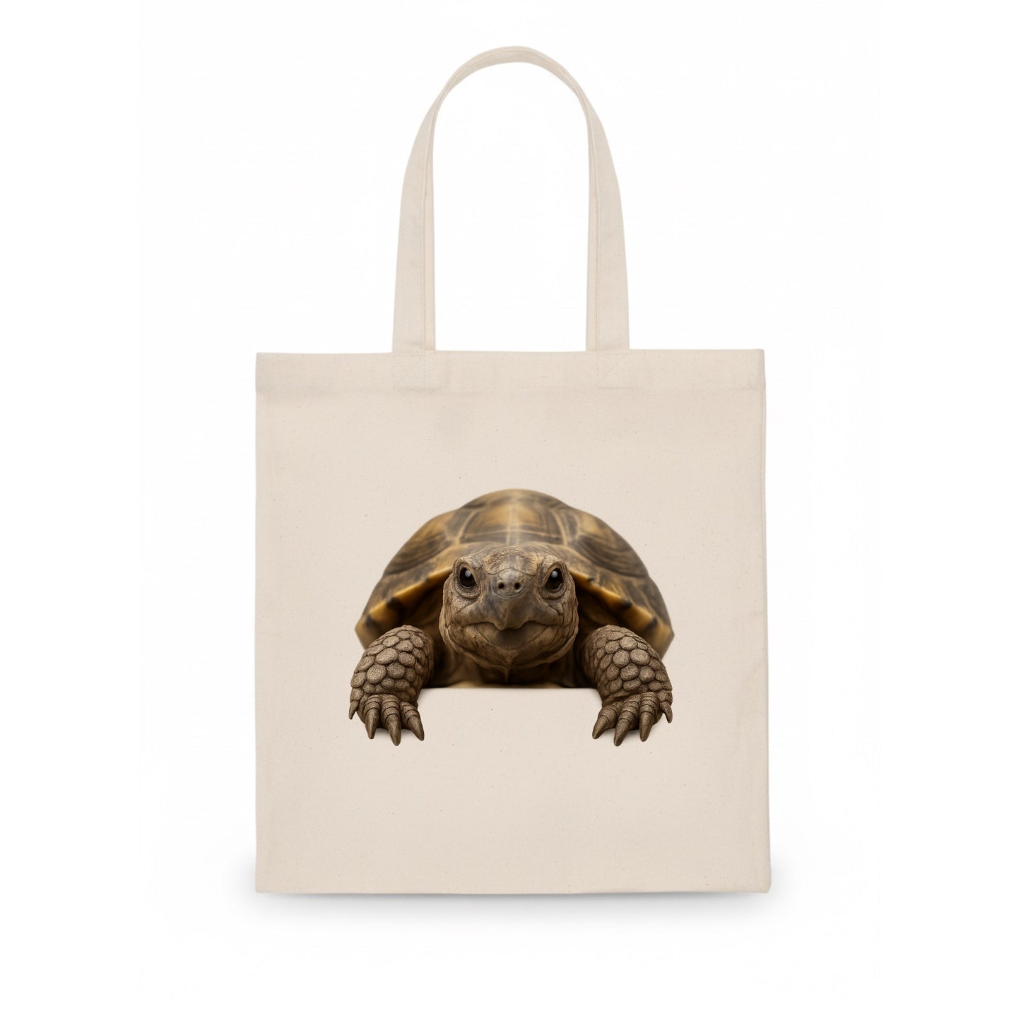 Tortoise  - Tote Bag - white