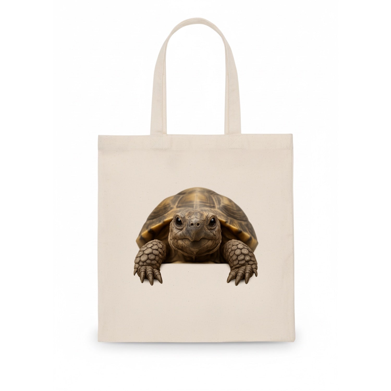 Tortoise  - Tote Bag - white