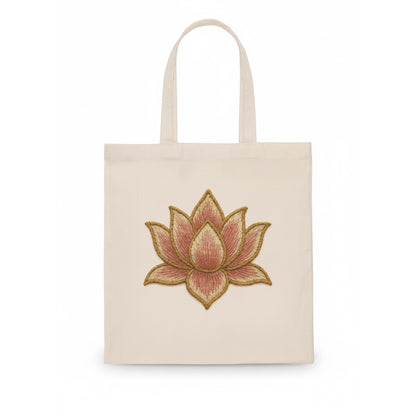Lotus Flower - Tote Bag - white