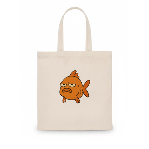 The Goldfish Judging Silently - Tote Bag