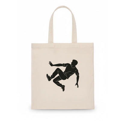 Parkour athlete wall run - Tote Bag - white