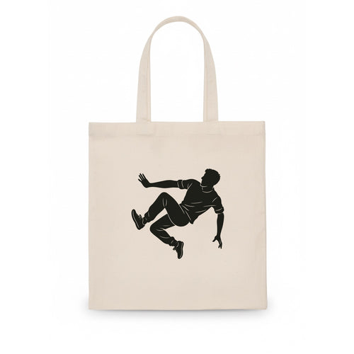 Parkour athlete wall run - Tote Bag