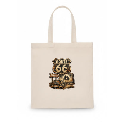DRIVE-IN | Classic car at drive-in theater | Movie night romance | Americana nostalgia | - Tote Bag - white