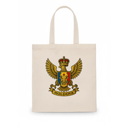 Moldova Heritage Badge  - Tote Bag - white