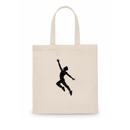 Modern dancer reaching skyward - Tote Bag - white