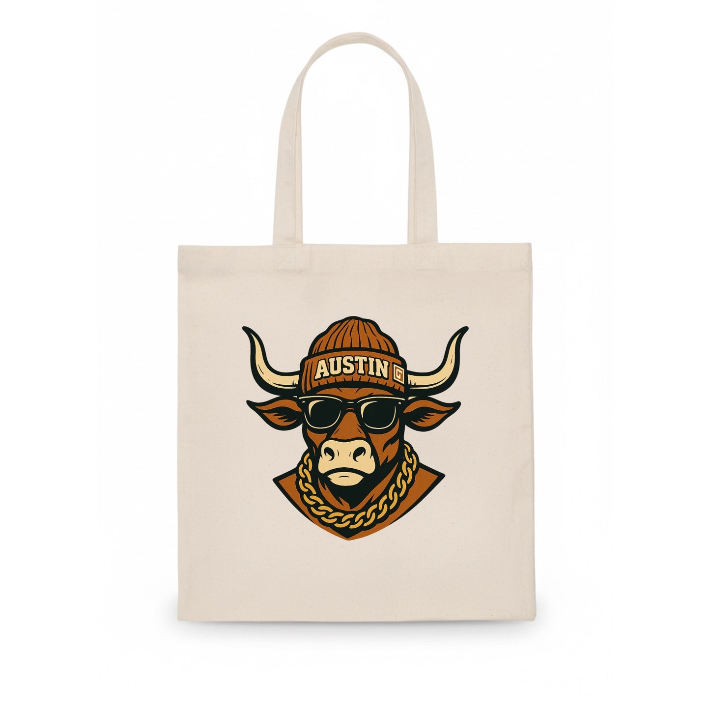 Austin Longhorn - Tote Bag - white