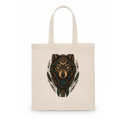 Storm Wolf Thunder  - Tote Bag - white