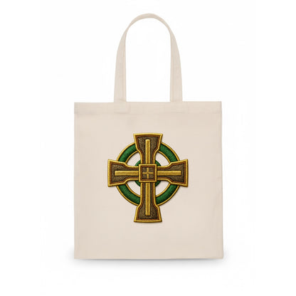 Durrow Cross - Tote Bag - white