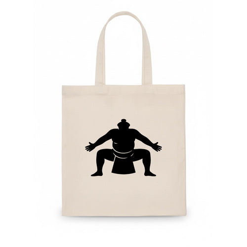 Japanese sumo wrestler ceremonial stance - Tote Bag