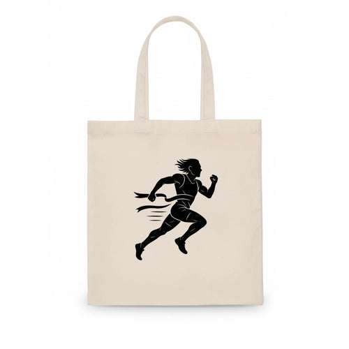 Runner sprinting finish line - Tote Bag