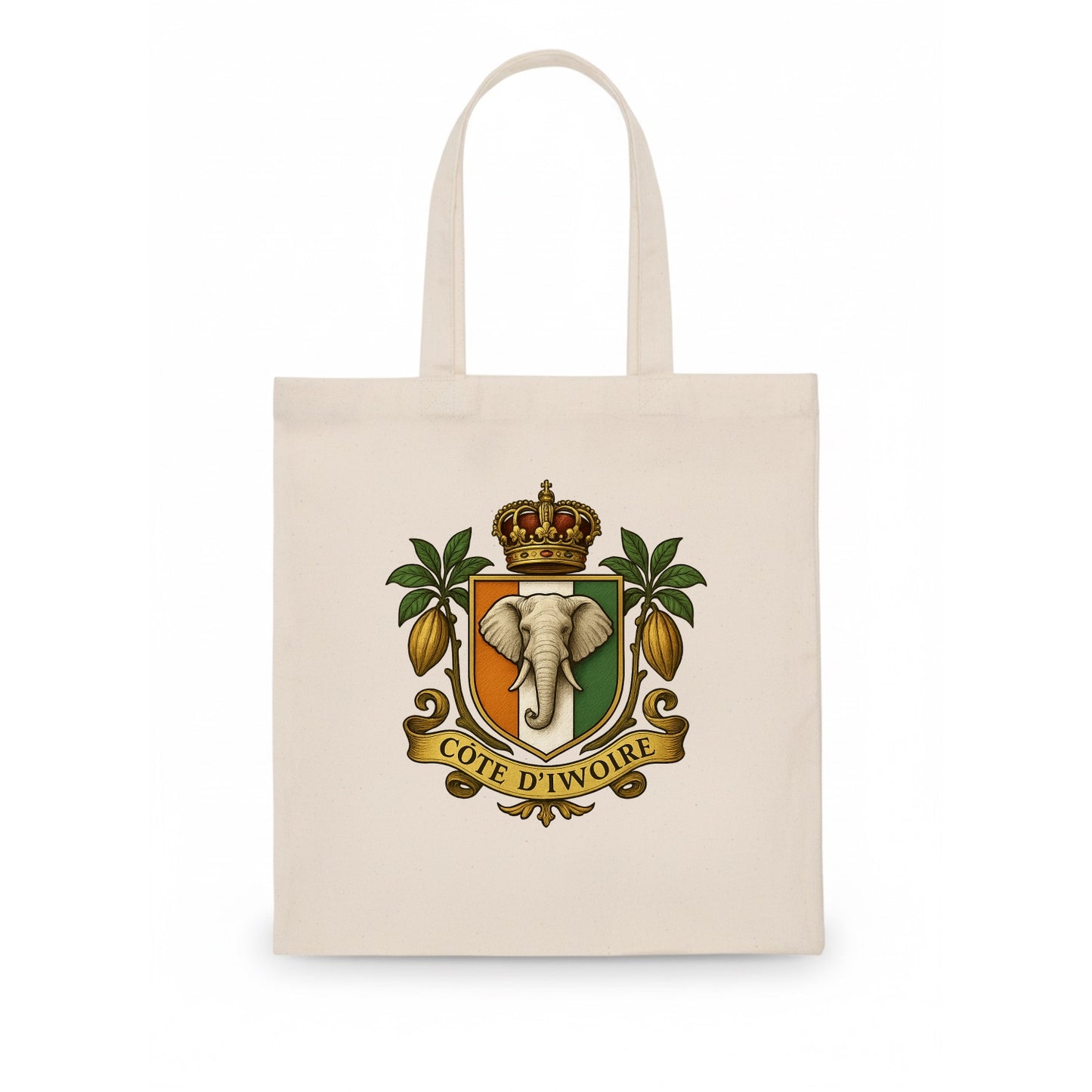 Ivory Coast Royal Logo  - Tote Bag - white