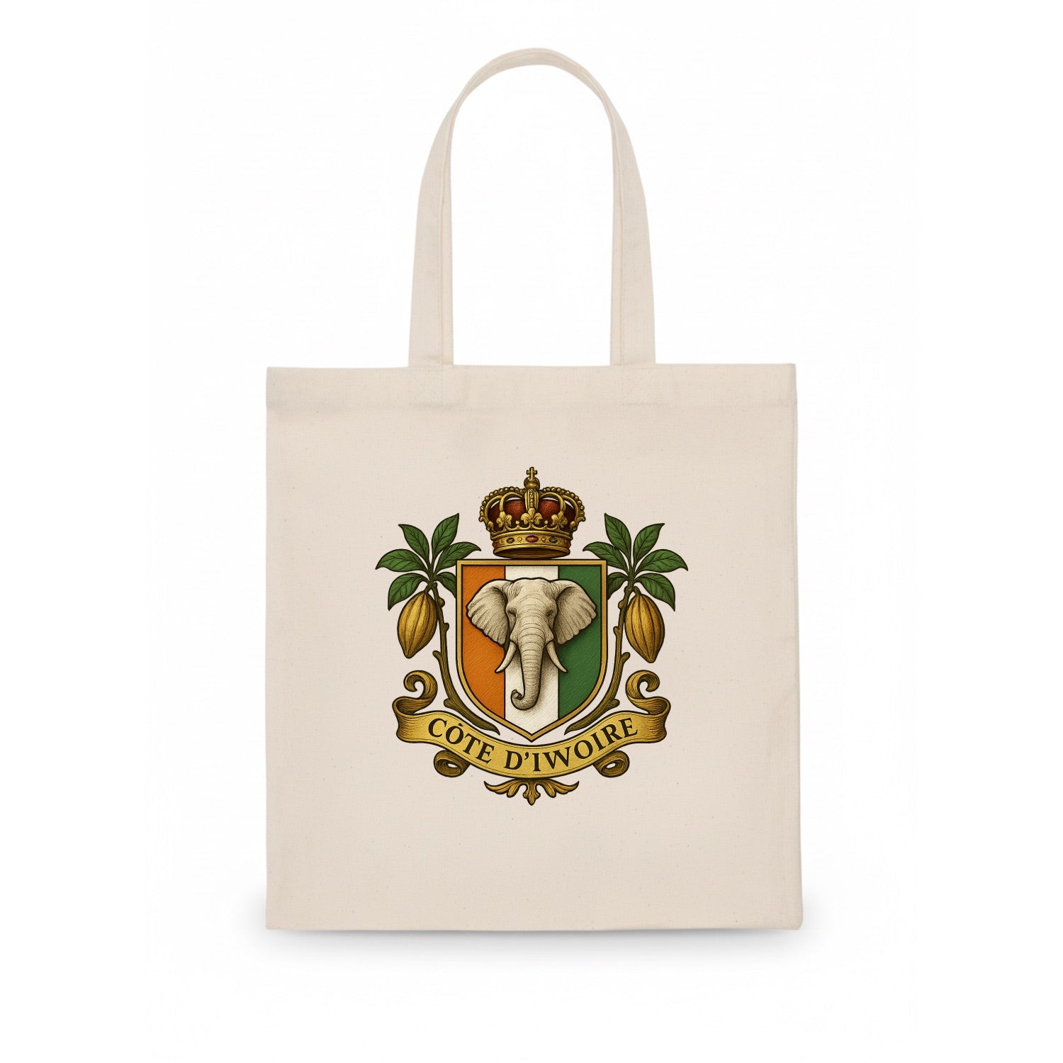 Ivory Coast Royal Logo  - Tote Bag - white