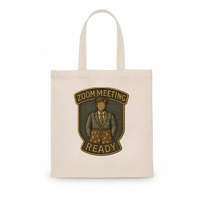 Zoom Meeting Ready  - Tote Bag - white