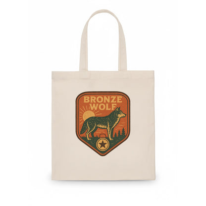 Bronze Wolf Medal  - Tote Bag - white