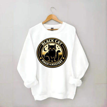 Midnight Prowler Emblem - Crewneck Sweatshirt - white