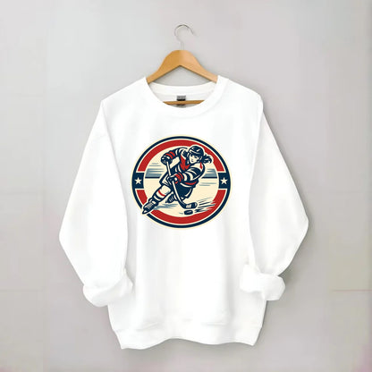 Fierce Ice Queen Emblem - Crewneck Sweatshirt - white