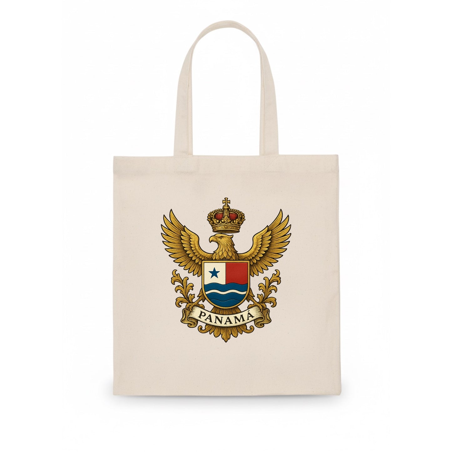 Panama Heritage Badge  - Tote Bag - white