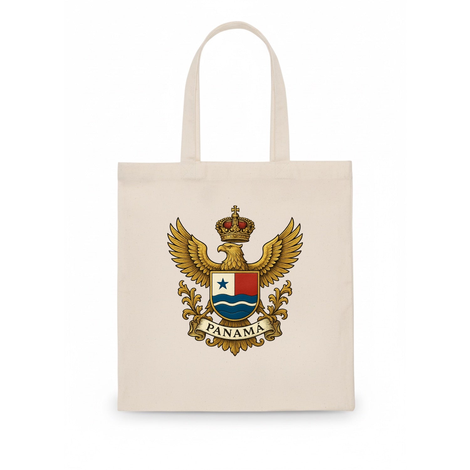 Panama Heritage Badge  - Tote Bag - white