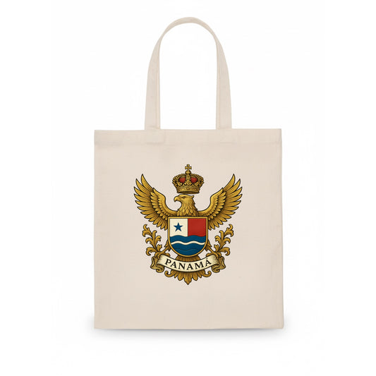 Panama Heritage Badge  - Tote Bag - white