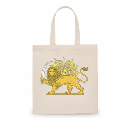 Shir O Khorshid - Tote Bag - white