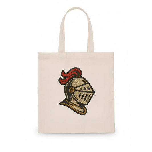 Knight Helmet  - Tote Bag - white