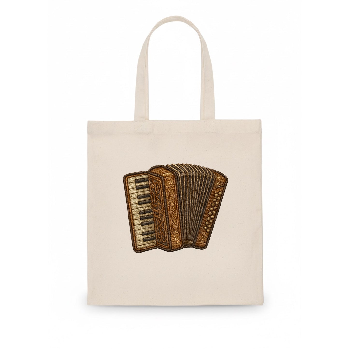 Accordion  - Tote Bag - white